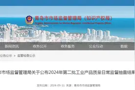 山东省青岛市市场监督管理局公布20批次砂轮产品监督抽查结果图片