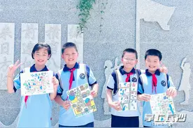 绕开水域上学去！长沙小学生绘制防溺水安全上学地图图片