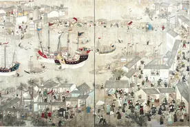 千问千寻大运河丨一幅古画，如何描绘邵伯古镇风情图片