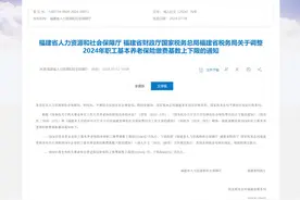 福建职工基本养老保险缴费基数调整图片
