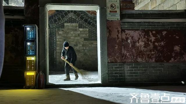 泰山雾凇的梦幻之夜