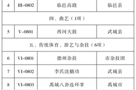 德州第八批市级非遗代表性项目名录公布图片
