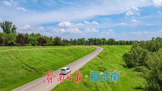 一年四季 泉在济南丨济南玉符河：水清岸绿，绘就生态新图景