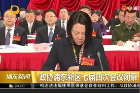 政协浦东新区七届四次会议闭幕视频封面