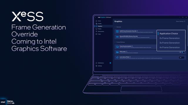 英特尔公布 XeSS-MFG 多帧生成技术，最高支持 1 帧生 4 帧
