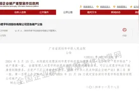 柔宇科技及两家全资子公司正式宣告破产图片