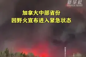 加拿大中部省份因野火宣布进入紧急状态图片