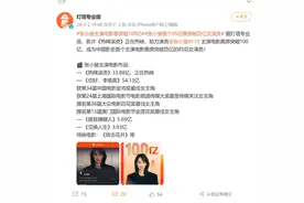 张小斐主演电影票房破100亿，成为中国影史首位85后百亿票房女演员图片