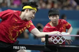 “莎头”组合，夺冠🥇！这是国乒奥运首枚……图片