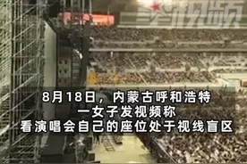 女子花900看演唱会全程看不到人，你遭遇过“柱子票”“墙根票”吗？图片