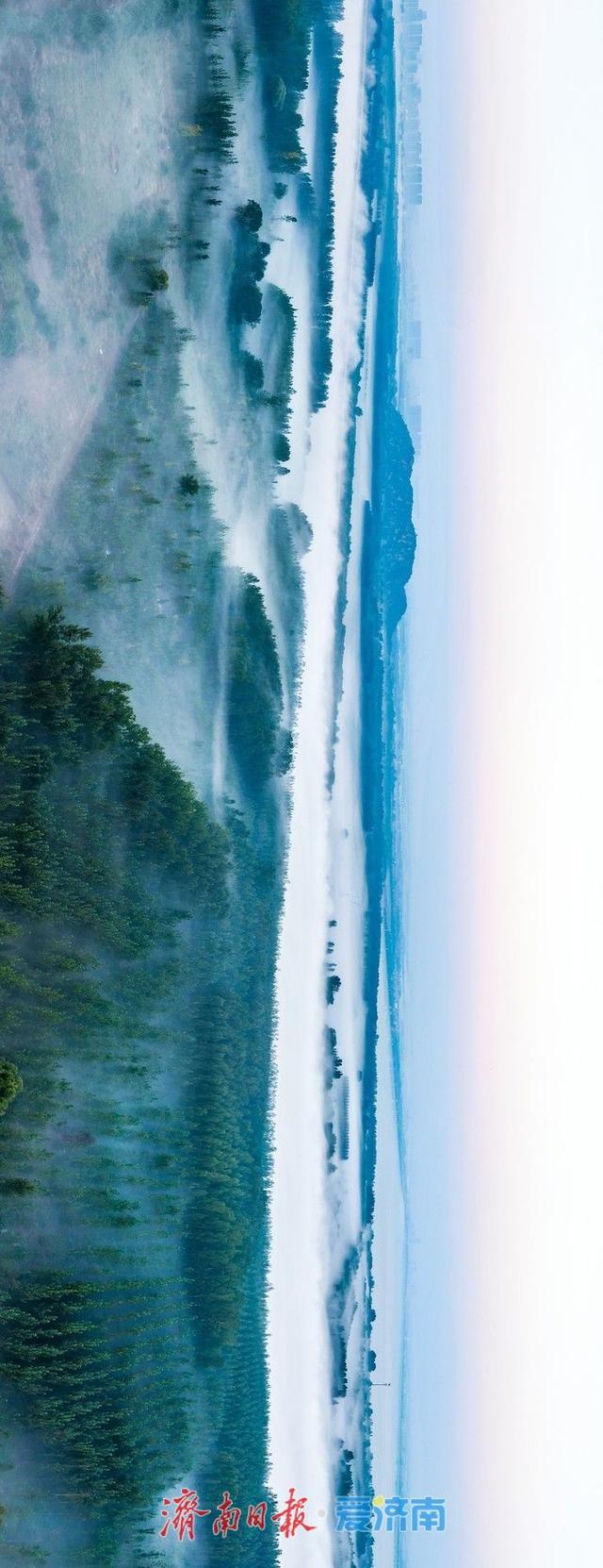 雾绘丹青，仙境黄河