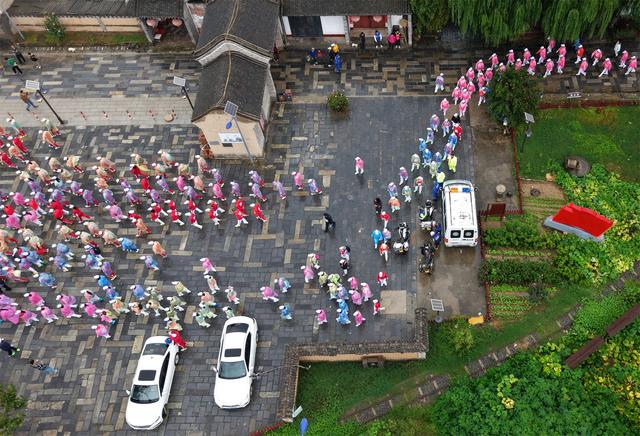 健步打卡老家莫沟 晋豫800人燃动4A乡村
