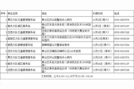 11月份周末 泰安车驾管服务“不打烊”图片