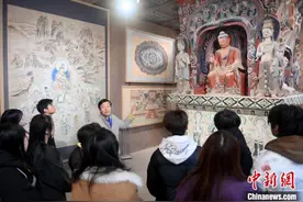 “飞天故里”酒泉高校“中文+敦煌壁画艺术”受宠图片