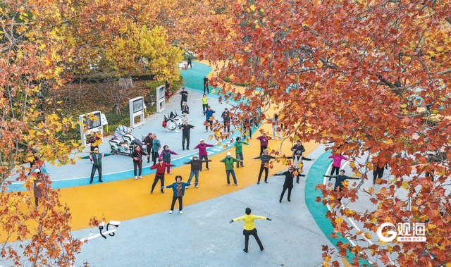 青岛“公园+体育”：人景相融“动”起来
