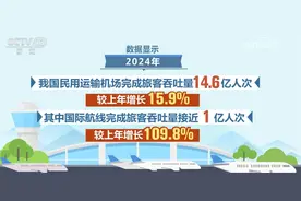 14.6亿人次、2006.2万吨、1240万架次，新高！数读民用运输机场“成绩单”图片