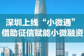 深圳上线“小微通”，借助征信赋能小微融资视频封面