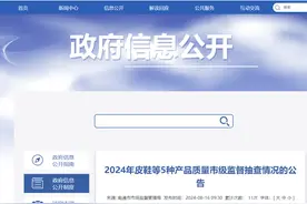 江苏省南通市市场监管局发布2024年皮鞋等5种产品质量市级监督抽查情况图片