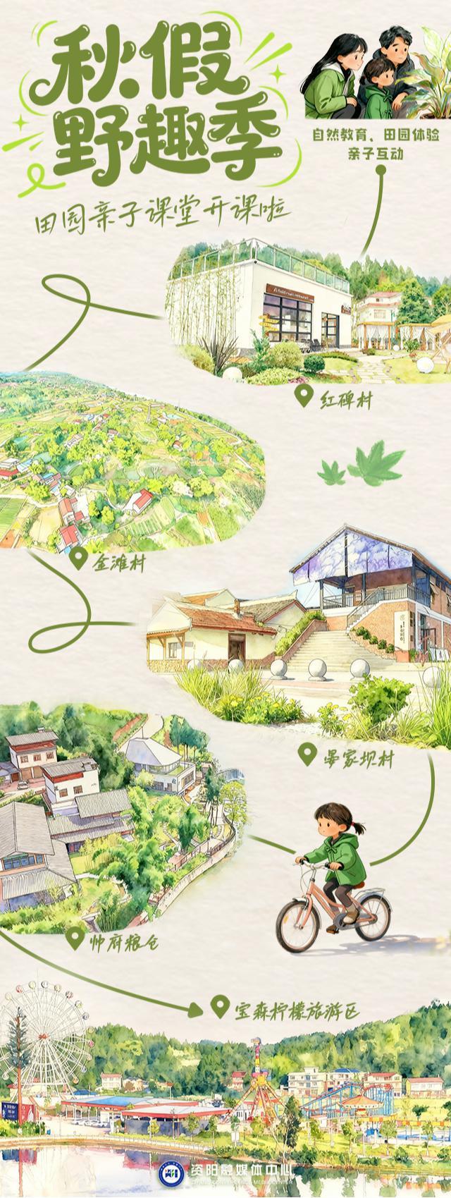 秋假游资阳 全家嗨玩正当时