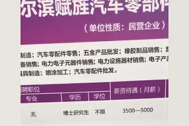 月薪3500元招博士？哈尔滨一公司招聘引争议 当地人才办回应图片