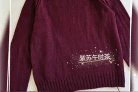 简单款女士插肩圆领毛衣，附详细教程图片