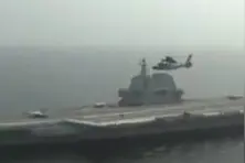 台媒紧盯解放军山东舰轨迹：完成12天远海长航后进入台湾海峡图片