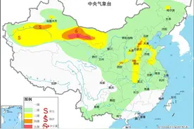 中央气象台：华北中南部黄淮等地有霾 西北地区多沙尘天气图片