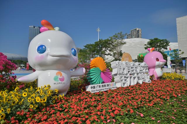 广州南沙披上“繁花盛装”，扮靓绿美全运画卷