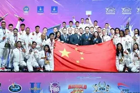 亚洲健身健美锦标赛中国队16金收官图片