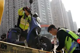 广州新规实施首日，有人无牌上路被扣车！图片