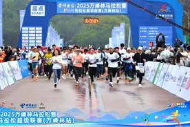 2025万峰林马拉松暨多彩贵州马拉松超级联赛（万峰林站）在兴义开赛图片