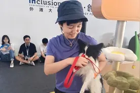 未来宠物养老空间是啥样？我们在外滩大会现场采访了一位职业训犬师图片