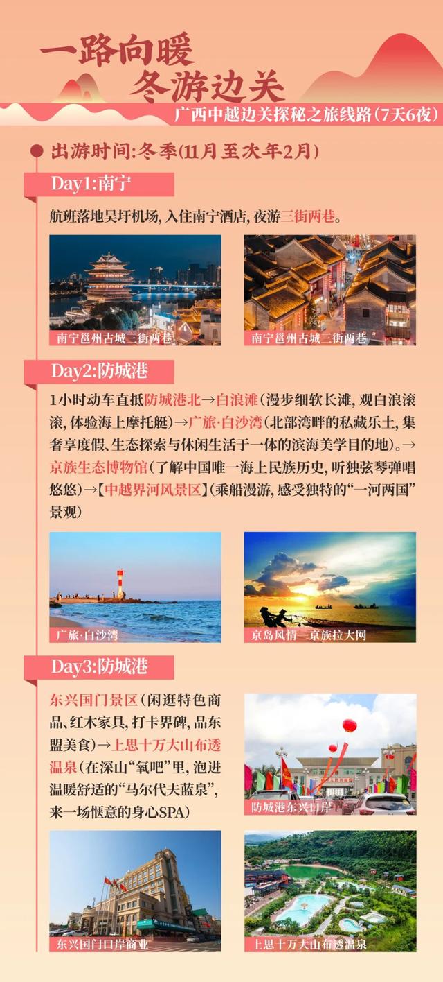 反向旅游过暖冬！来广西边关，赏山水、游滨海、探非遗、品佳肴