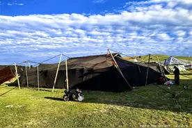 黑牛毛帐篷：青藏高原游牧民族的璀璨明珠图片