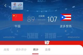 男篮89-107不敌波多黎各，世界杯小组赛三连败无缘16强图片