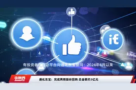 通化东宝：完成两期股份回购 总金额约3亿元视频封面