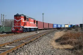 2024年义乌中欧班列发运量同比增长超10%图片