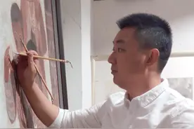 驻马店市画家栗东旭作品入选第十二届中国工笔画作品展图片