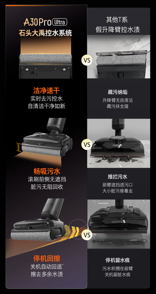 双十一选购指南：选洗地机，为何石头 A30 Pro Ultra 更靠谱？