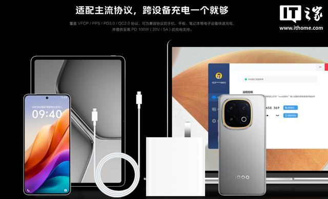 iQOO120W多口闪充套装开售，券后价133.2元