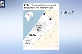 加沙地带两个多月巨变地图一览图片