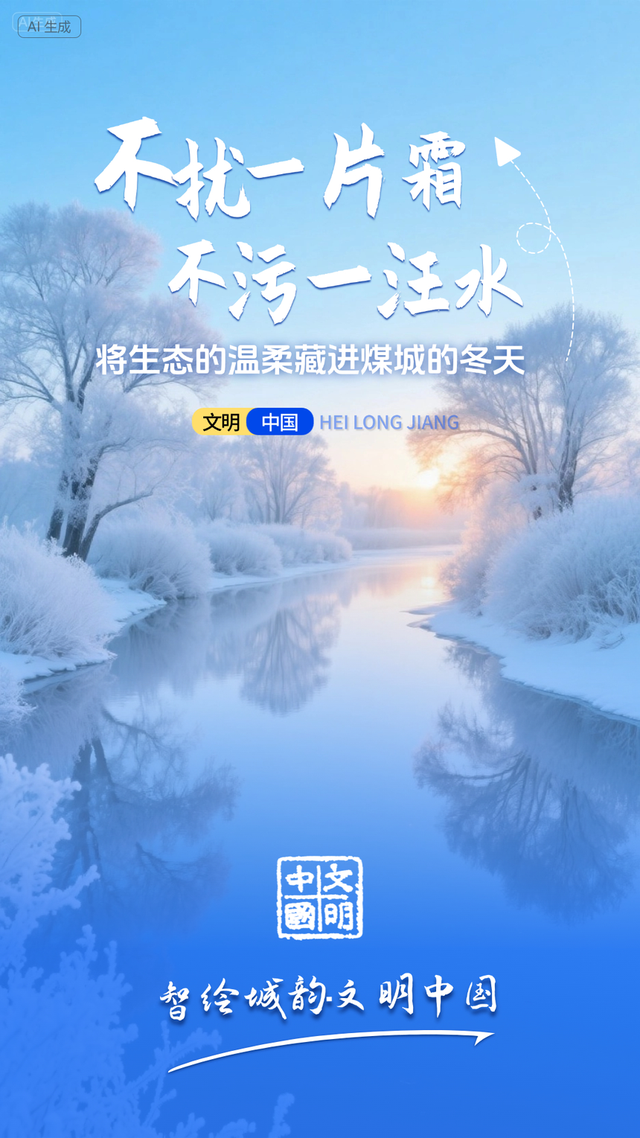 “智绘城韵·文明中国”主题海报 | 黑龙江·鸡西