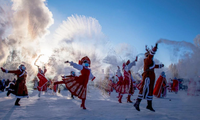 逊克县零下30℃奇观绽放 古纳温雾凇迎最佳观赏期