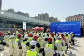 实战模拟！青岛地铁举办2024年防灾减灾暨防汛防坍塌应急演练图片
