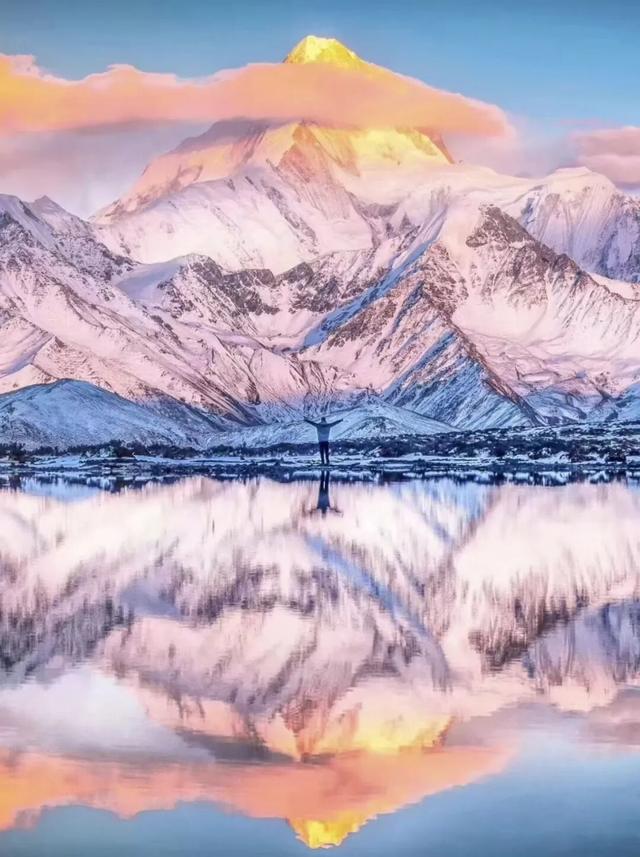 冬天的贡嘎才是真绝色！