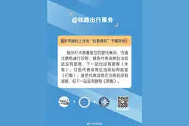 复兴号座位上方的“红黄绿灯”干嘛用的？图片