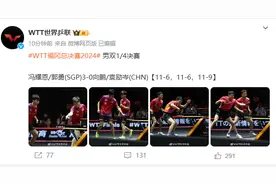 国乒出战便爆冷！世界排名第一首轮便被淘汰图片