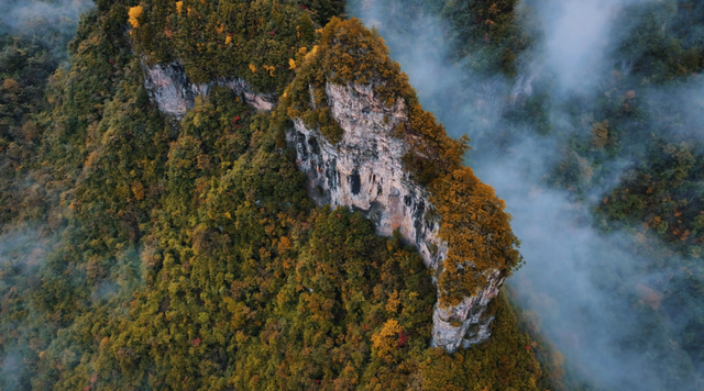 长潭河的秋：打翻调色盘的人间仙境