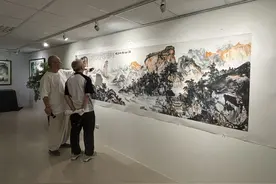 “江山如此多娇——两岸艺术家共绘武夷山”书画展亮相台北图片