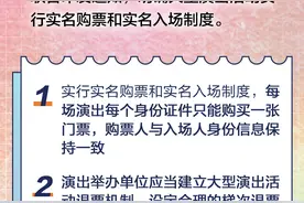 一图读懂！大型演出实名购票、实名入场最新规定图片